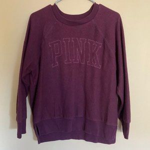 Fleece Maroon PINK Sweatshirt - Size Small